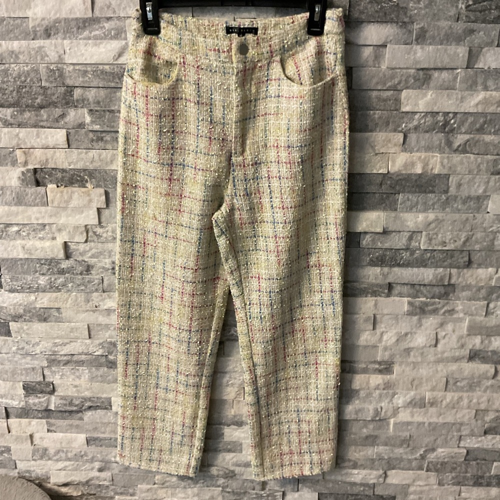 Blue Blush Multicolor Tweed Skirt